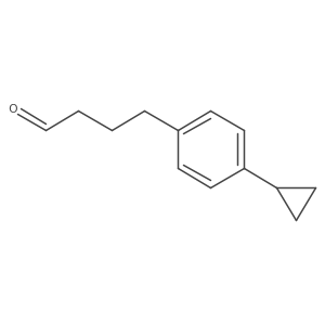 4-(4-Cyclopropylphenyl)butanal结构式
