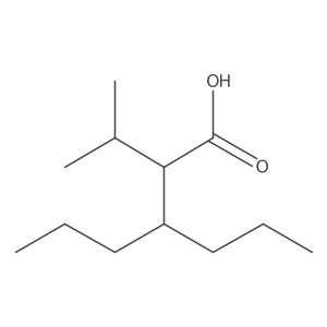 2-(Propan-2-yl)-3-propylhexanoic acid结构式