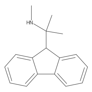 [2-(9H-fluoren-9-yl)propan-2-yl](methyl)amine结构式