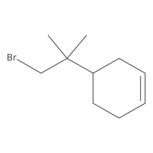 4-(1-Bromo-2-methylpropan-2-yl)cyclohex-1-ene结构式