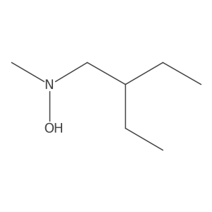 N-(2-ethylbutyl)-N-methylhydroxylamine结构式