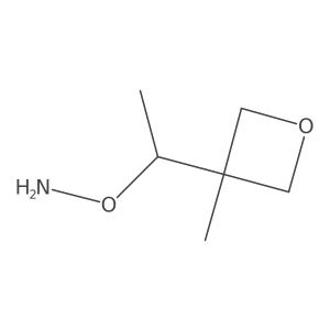 O-[1-(3-methyloxetan-3-yl)ethyl]hydroxylamine结构式