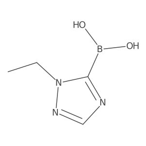 (1-ethyl-1H-1,2,4-triazol-5-yl)boronic acid Structure