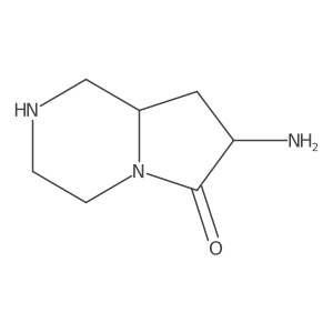 7-Amino-octahydropyrrolo[1,2-a]piperazin-6-one Structure