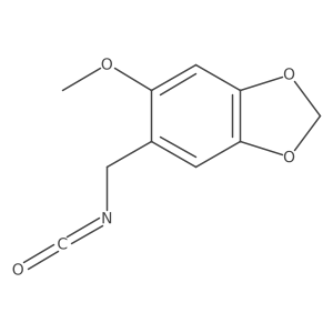 5-(Isocyanatomethyl)-6-methoxy-1,3-dioxaindane结构式