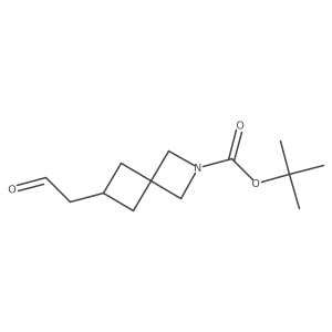 Tert-butyl 6-(2-oxoethyl)-2-azaspiro[3.3]heptane-2-carboxylate结构式