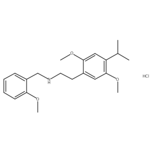 25iP-NBOMe Hydrochloride结构式