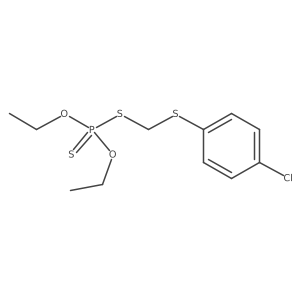 Carbophenothion D10 (di(ethyl D5))结构式