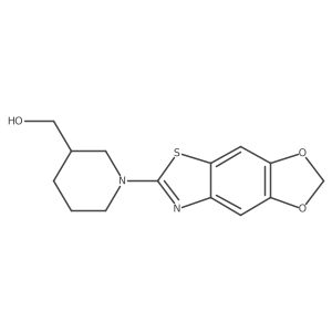 [1-([1,3]Dioxolo[4,5-f][1,3]benzothiazol-6-yl)piperidin-3-yl]methanol Structure