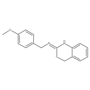 N-(4-methoxybenzyl)-4H-3,1-benzothiazin-2-amine结构式