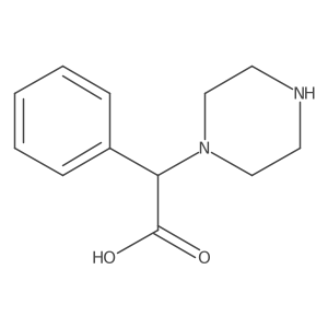 2-Phenyl-2-(piperazin-1-yl)acetic acid结构式