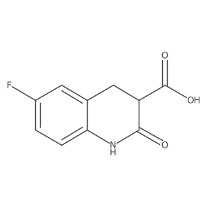 6-Fluoro-2-oxo-1,2,3,4-tetrahydroquinoline-3-carboxylic acid Structure