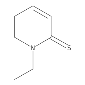 2(1H)-Pyridinethione, 1-ethyl-5,6-dihydro-结构式