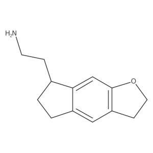 2H-Indeno[5,6-b]furan-7-ethanaMine, 3,5,6,7-tetrahydro- Structure