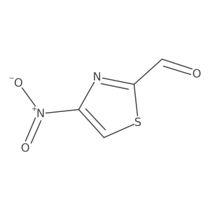 4-Nitro-2-thiazolecarboxaldehyde Structure