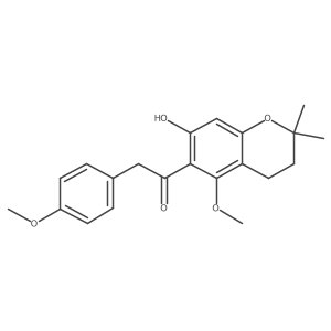 Dihydrorobustic deoxybenzoin Structure