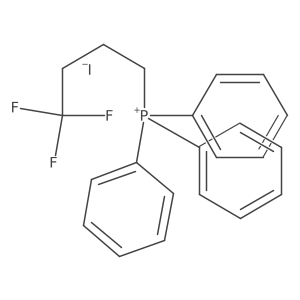 Triphenyl(4,4,4-trifluorobutyl)phosphonium iodide Structure
