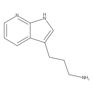 3-{1H-pyrrolo[2,3-b]pyridin-3-yl}propan-1-amine结构式
