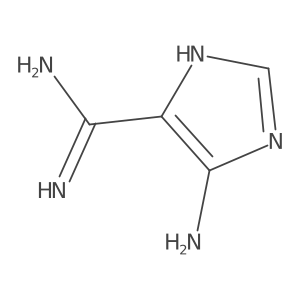 4-Aminoimidazole-5-carboxamidine结构式