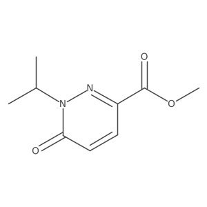 Methyl 1,6-dihydro-1-(1-methylethyl)-6-oxo-3-pyridazinecarboxylate Structure