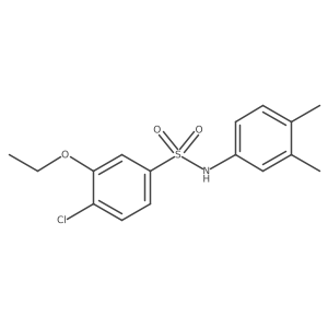 (3,4-Dimethylphenyl)[(4-chloro-3-ethoxyphenyl)sulfonyl]amine Structure