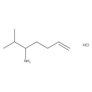 2-Methylhept-6-en-3-amine hydrochloride Structure