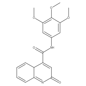 2-oxo-N-(3,4,5-trimethoxyphenyl)-4aH-quinoline-4-carboxamide结构式