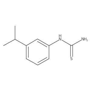 [3-(Propan-2-yl)phenyl]thiourea Structure