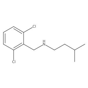 [(2,6-Dichlorophenyl)methyl](3-methylbutyl)amine结构式